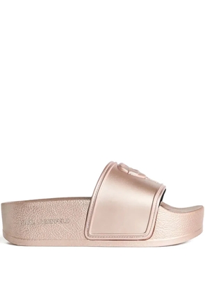 Karl Lagerfeld Kondominium pool slides - Pink