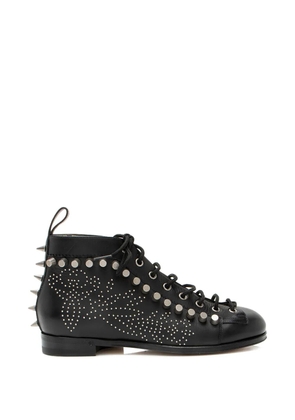 Gucci Pre-Owned studded ankle boots - Black