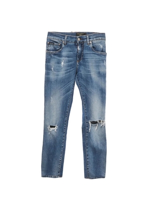 Dolce & Gabbana Pre-Owned distressed jeans - Blue