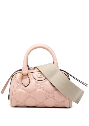 Gucci Pre-Owned 2016-2025 Mini GG Marmont Matelasse Leather satchel - Pink