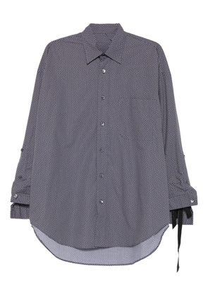 marina yee M.Y. Shirt 1 buttoned patterned shirt - Blue