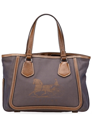 Celine Pre-Owned 2007 Canvas Carriage tote bag - Brown