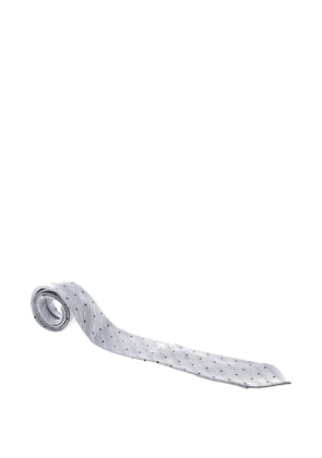 BOSS jacquard polka-dot tie - Grey