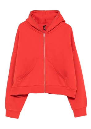 ENTIRE STUDIOS zip-up hoodie - Red