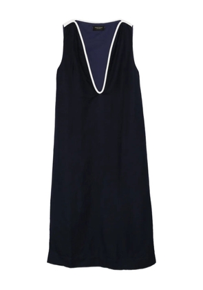 Adriana Degreas V-neck maxi dress - Blue