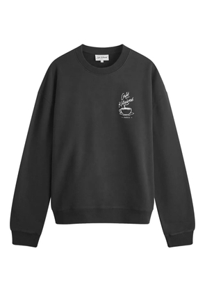 CAFÉ KITSUNÉ Coffee Cup sweatshirt - Black