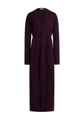 12 STOREEZ merino-silk tie cardigan - Purple