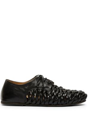 Marsèll Steccoblocco interwoven leather Derby shoes - Black