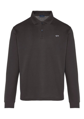 Paul & Shark long-sleeve polo shirt - Brown