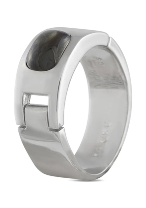 Hermès Pre-Owned 18K white gold quartz ring - Silver