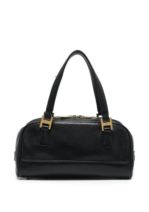 MCM Pre-Owned small logo-detail tote bag - Black