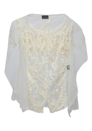 Fendi Pre-Owned embroidered blouse - Neutrals