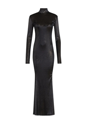 Amir Slama x Astrid striped maxi dress - Black