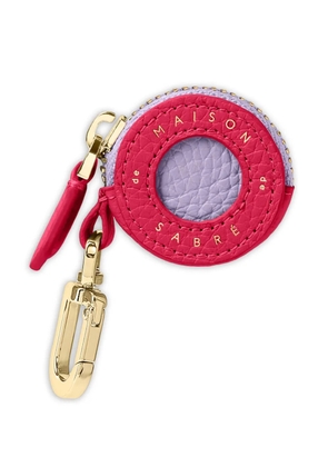 MAISON de SABRÉ leather air tag charm - Pink