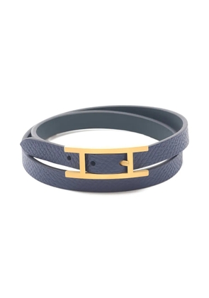 Hermès Pre-Owned 2010 Be Api double tour bracelet - Blue
