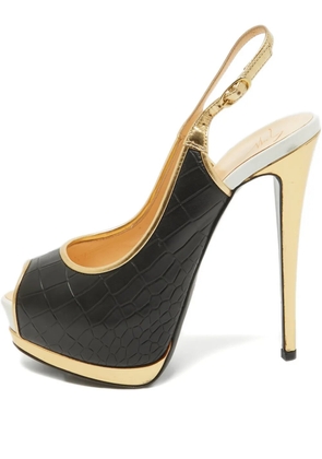 Giuseppe Zanotti Vintage peep-toe pumps - Black