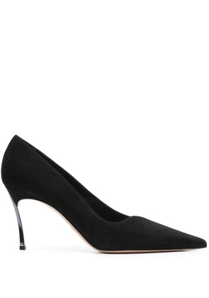 Casadei 90mm Superblade Suede pumps - Black