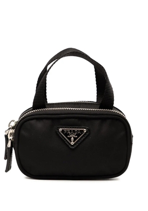 Prada Pre-Owned 2000-2013 Mini Tessuto Double Zip handbag - Black