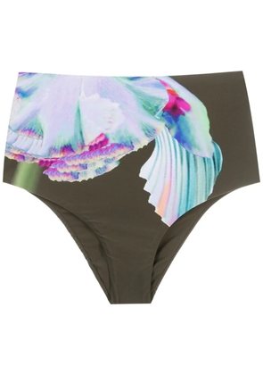 Lenny Niemeyer abstract high-rise bikini bottoms - Green