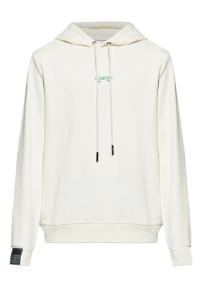 Iceberg graphic-print drawstring hoodie - White