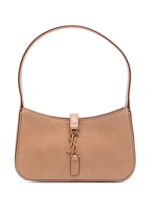 Saint Laurent Pre-Owned 2022 Mini Smooth Calfskin Le 5 a 7 Hobo shoulder bag - Brown