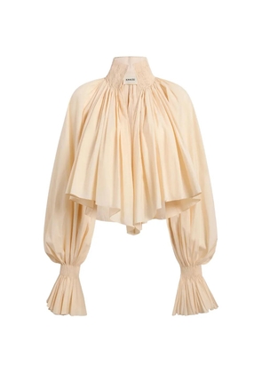 KHAITE Durer blouse - Neutrals