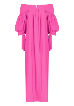 Amir Slama x Jade Picon off-shoulder maxi dress - Pink