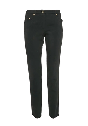 Moschino Pre-Owned slim-cut trousers - Black