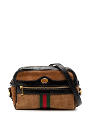 Gucci Pre-Owned 2016-2025 Mini Suede Ophidia crossbody bag - Brown