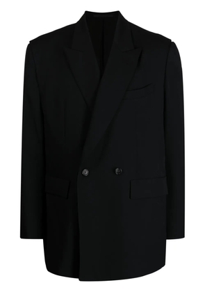 SONGZIO layered double-breasted blazer - Black