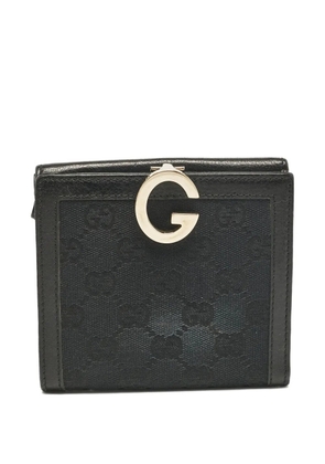 Gucci Pre-Owned leather GG-pattern wallet - Black