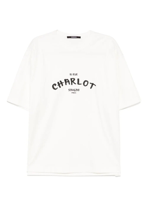 SONGZIO Charlot Paris painter T-shirt - White