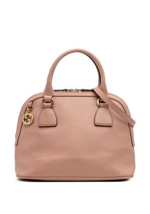 Gucci Pre-Owned 2016-2025 Small Dollar Calfskin GG Charm Dome satchel - Pink