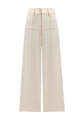 Uma Wang striped pino trousers - Neutrals