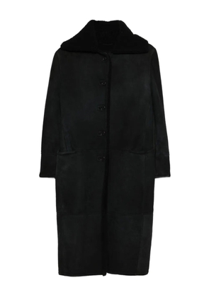 Romeo Gigli Pre-Owned 1990s buttoned coat - Black