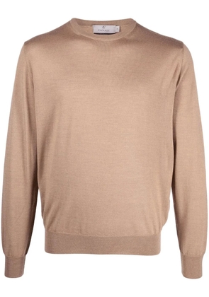 Canali crew-neck jumper - Neutrals