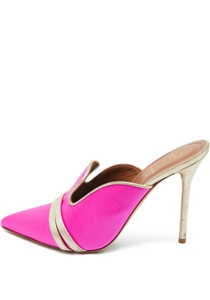 Malone Souliers sculpted leather mules - Pink