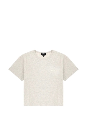 A.P.C. logo T-shirt - Grey