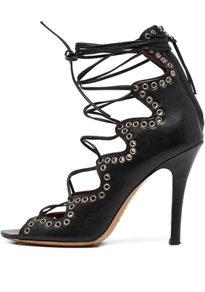 Isabel Marant Vintage 95mm eyelet lace-up sandals - Black