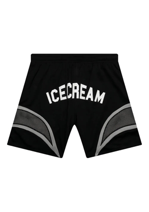 ICECREAM logo-patch shorts - Black