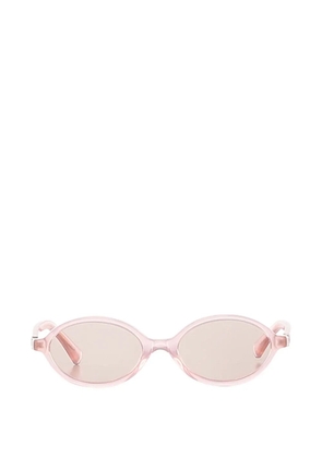 Miu Miu Eyewear oval-frame sunglasses - Pink