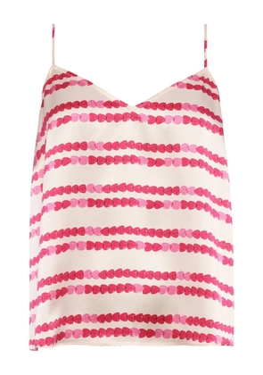 ERES Câlin heart-print camisole top - Pink