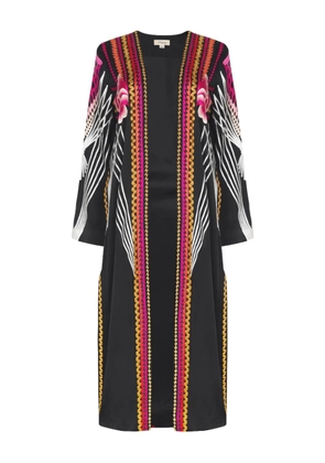 Temperley London Romina embroidered coat - Black