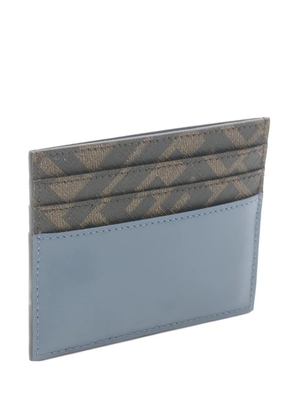 Fendi Pre-Owned logo-plaque cardholder - Blue