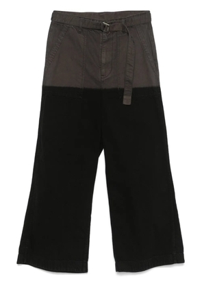 sacai belted trousers - Grey