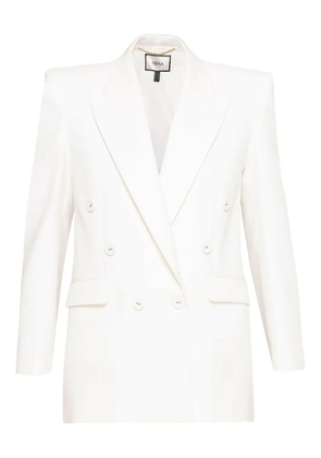 NISSA double-breasted blazer - White