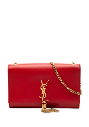 Saint Laurent Pre-Owned 2014 Medium Smooth Calfskin Classic Monogram Kate Tassel crossbody bag - Red