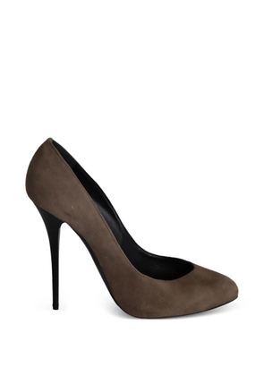 Giuseppe Zanotti Vintage suede heeled pumps - Brown