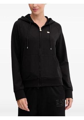 Ea7 Emporio Armani Core Lady zip-up hoodie - Black