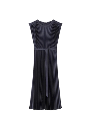JOSEPH Volta plissé midi dress - Blue